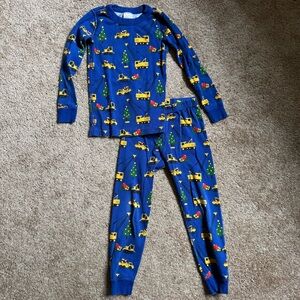Hanna Andersson Organic Cotton Pajama Set Trucks